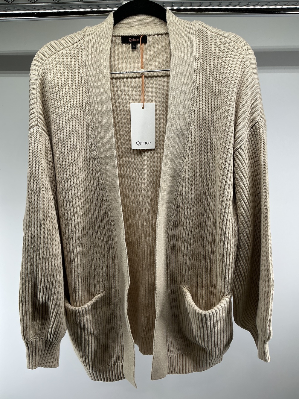 100% Organic Cotton Oversized Cardigan